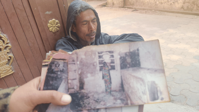 Imrana's daughter Rukhsar showing pictures from attack on their house in 2013 | Bismee Taskin | ThePrint