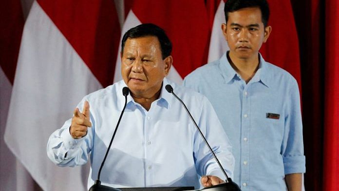 File photo of Indonesian defence minister Prabowo Subianto | Reuters