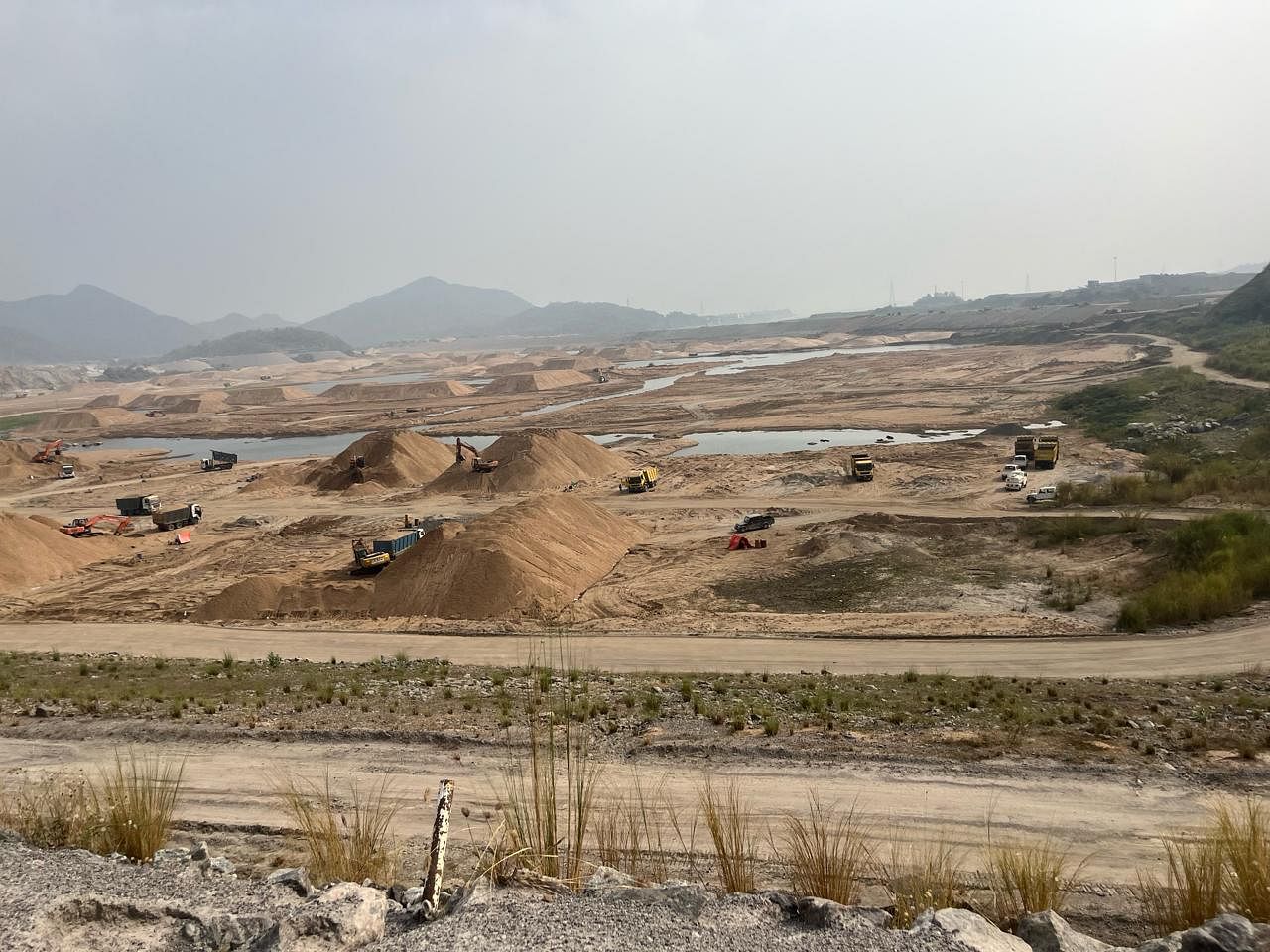 A view of the site where the earth-cum-rock-filled Polavaram dam will come up | Moushumi Das Gupta | ThePrint