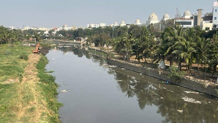 Musi river stretch near the high court in Hyderabad | Photo: Moushumi Das Gupta/ThePrint