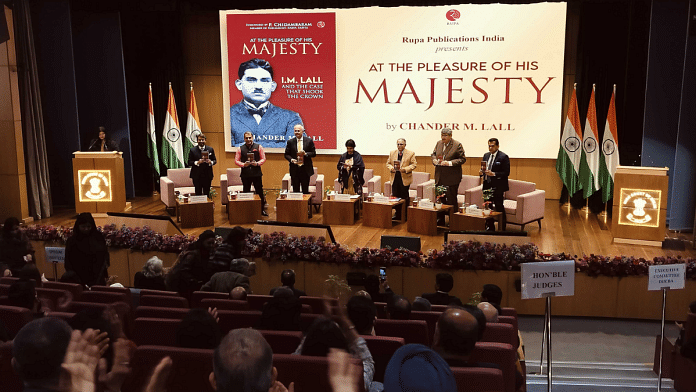 Launch of Chander M Lall’s 'At The Pleasure of His Majesty: I.M. Lall and The Case that Shook the Crown' at the Delhi High Court’s new auditorium | Shubhangi Misra, ThePrint