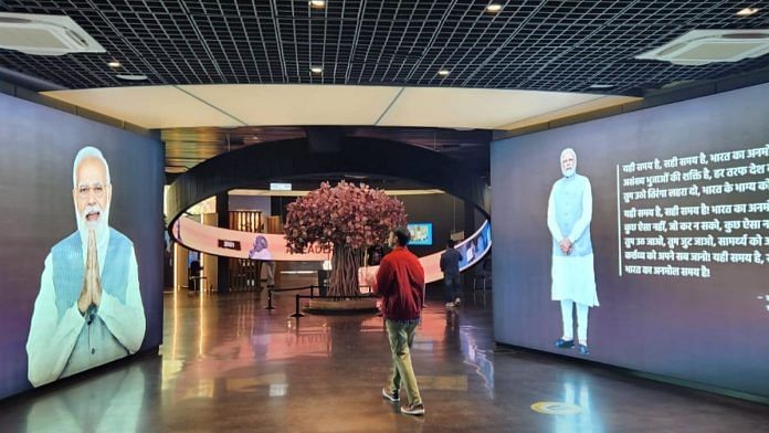 There are no immersive experiences in the Modi gallery at the PM Museum | Rama Laksmhi | ThePrint