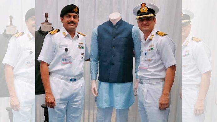 The kurta-pyjama has been added to the dress code in the Naval Officers Mess | X @Hardisohi