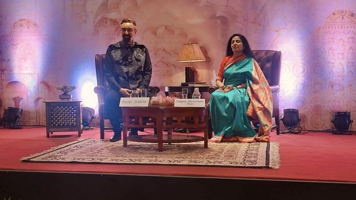 Actor Kabir Bedi and career diplomat Lakshmi Puri share the stage at the launch of her book Swallowing the Sun | Shubhangi Misra | ThePrint