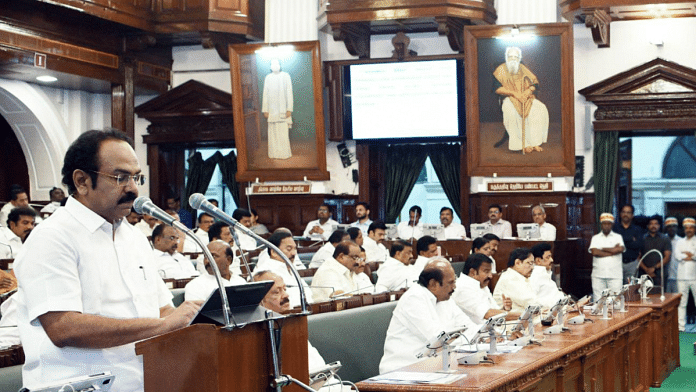 Tamil Nadu Finance Minister Thangam Thennarasu during the budget session in Chennai  | ANI