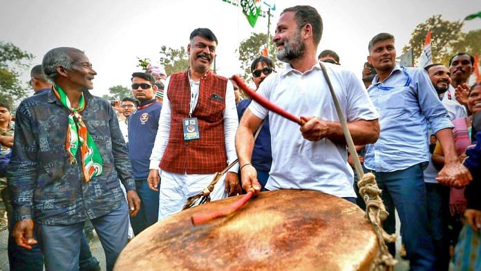 Rahul Gandhi at the Bharat Jodo Nyay Yatra | ANI