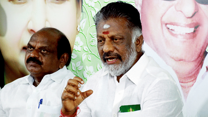 File photo of former Tamil Nadu CM and expelled AIADMK leader O. Panneerselvam | ANI
