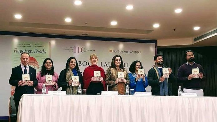 Contributors and editors of the launch of 'Forgotten Foods' at IIC, Delhi | Instagram / Tarana Husain Khan