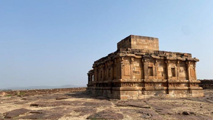 The 7th-century Jain temple atop Meguti Hill, Aihole, constructed by a Chalukya courtier | Photo: Anirudh Kanisetti