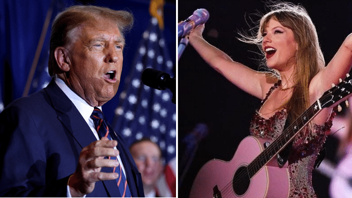 Donald Trump and Taylor Swift | Credit: Reuters/Instagram