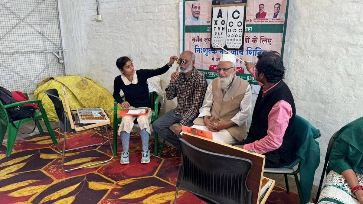 A free medical camp organised by Wafa Abbas in Lucknow | By special arrangement