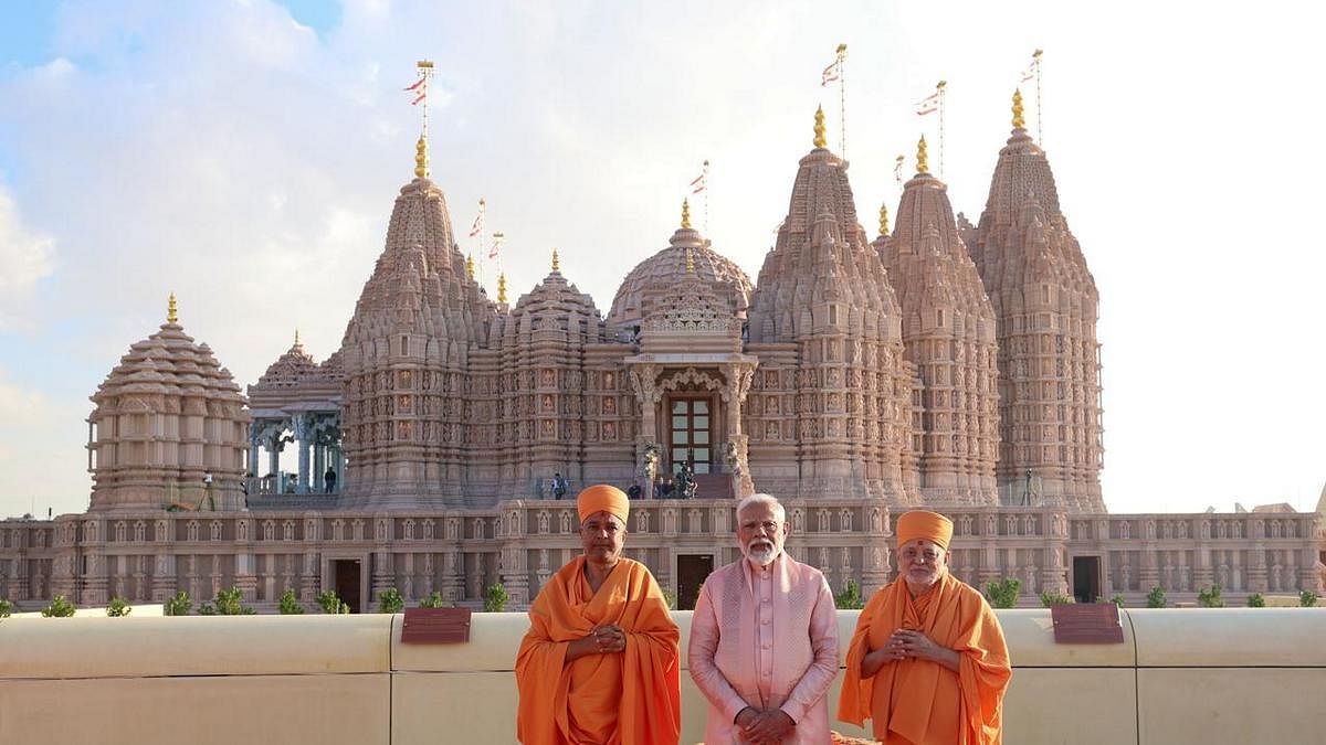 UAE Hindu Temple UAE diplomat revelation on BAPS Hindu temple in Abu Dhabi Sheikh Mohammed accepted PM Modi Demand