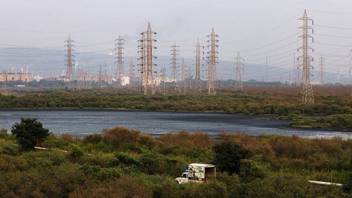 A general view of electricity pylons in Mumbai | Reuters