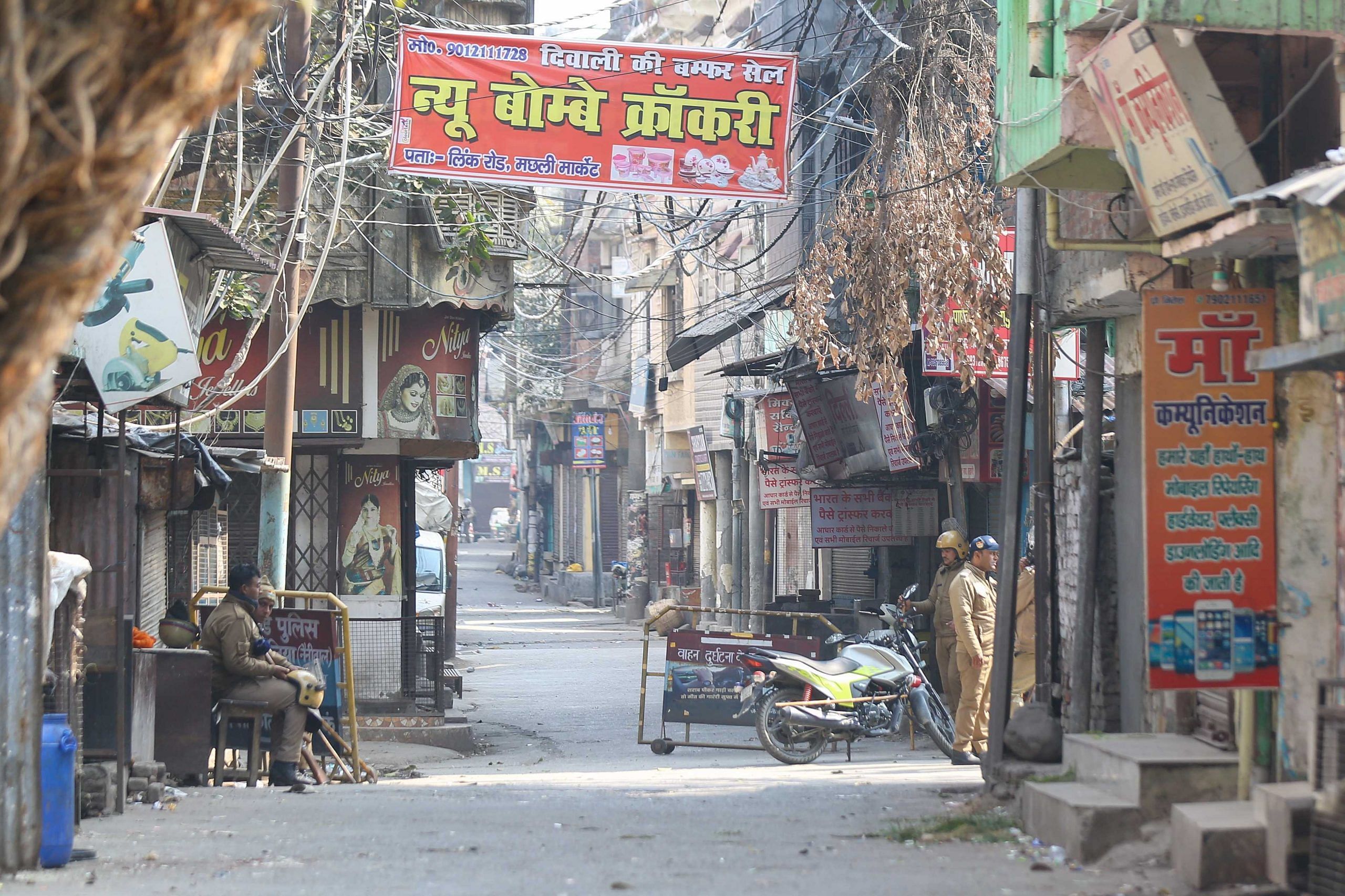 Curfew was imposed in Banbhoolpura after the violence | Suraj Singh Bisht | ThePrint