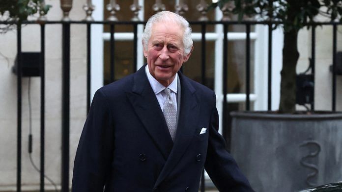 Britain's King Charles leaves the London Clinic after receiving treatment for an enlarged prostate, in London, Britain January 29, 2024 | Reuters