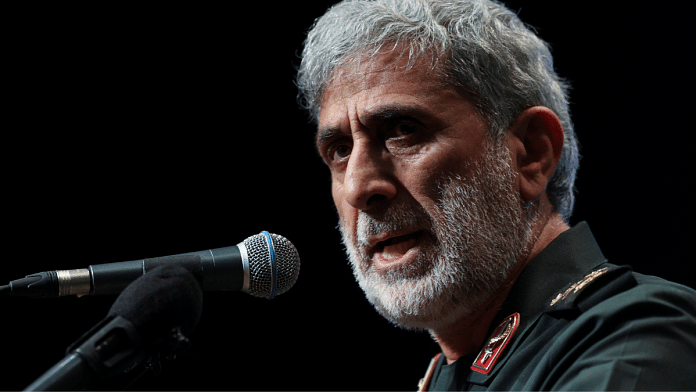Brigadier General Esmail Qaani, the head of the Revolutionary Guards' Quds Force | File Photo | Majid Asgaripour/WANA | Reuters
