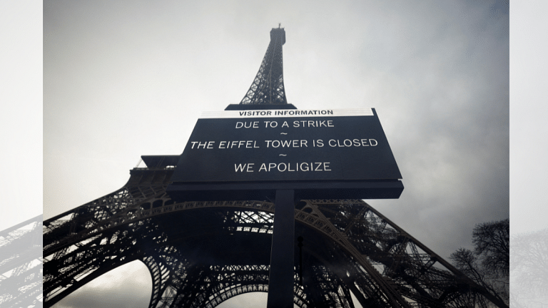 Eiffel Tower shuts as staff goes on strike, a big blow before Paris Olympics