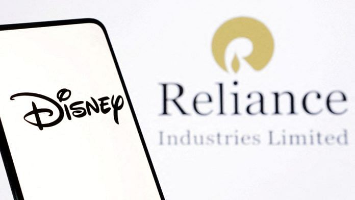 Disney and Reliance logos are seen in this illustration taken December 15, 2023 | Reuters file photo