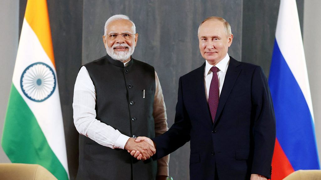 Prime Minister Narendra Modi congratulates Russian President Vladimir Putin on his re-election as the President of the Russian Federation | ANI File Photo
