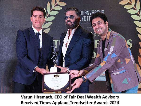 Varun Hiremath, CEO of Fair Deal Wealth Advisors Received Times Applaud Trendsetter Awards 2024