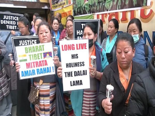 Shimla: Tibetan women-in-exile hold candle march marking 65th national women uprising anniversary