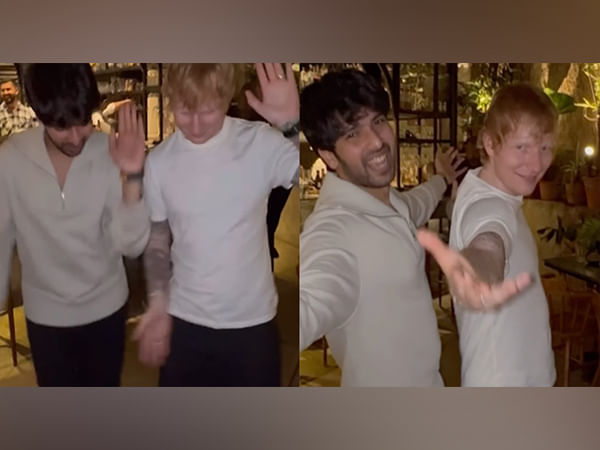Ed Sheeran grooves to 'Butta Bomma' with Armaan Malik, recreates SRK's signature pose