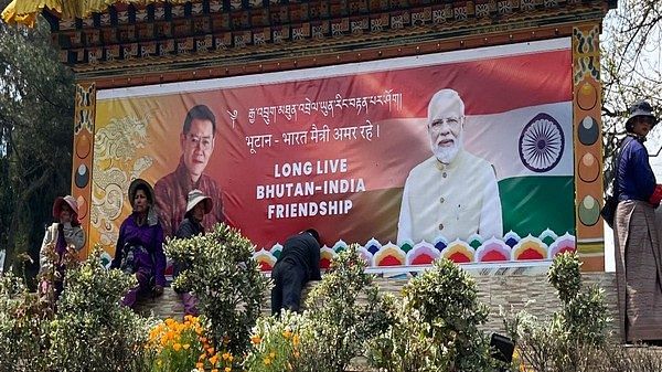Himalayan nation adorned with 'Long live Bhutan-India friendship' posters ahead of PM Modi's visit