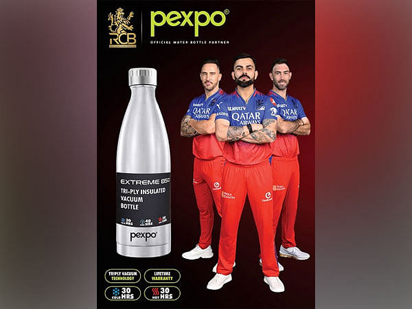 Pexpo Join Forces with Royal Challengers Bengaluru as Official Water Bottle Partners for T20 season 2024, Promoting Environmental Sustainability