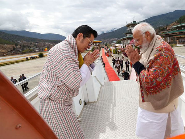 "Honoured by special gesture," says PM Modi as Bhutan King comes to see him off at airport