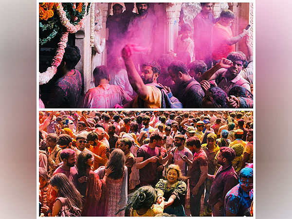 Singaporean embassy in India extends Holi wishes, shares images of celebrations in Barsana