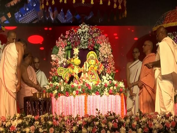 Foreign diplomats join Holi celebrations in Gurugram's Vrindavan Chandrodava Mandir 