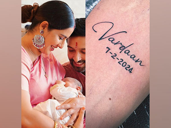 Vikrant Massey gets his son Vardaan's name inked on arm, shares pic