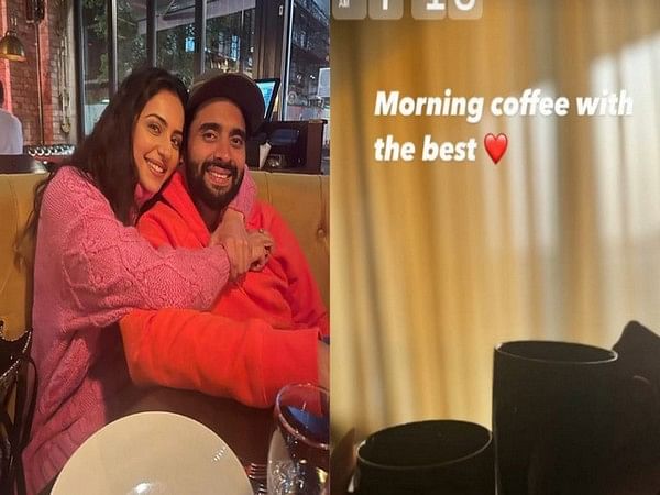 Rakul Preet Singh offers sneak peek into her morning coffee with husband Jackky Bhagnani