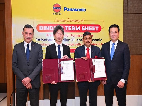 Indian Oil, Panasonic Energy sign binding term sheet for manufacturing lithium-ion cells in India