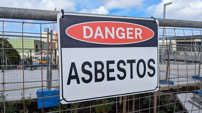 A sign warning of presence of asbestos | Representational image | Commons