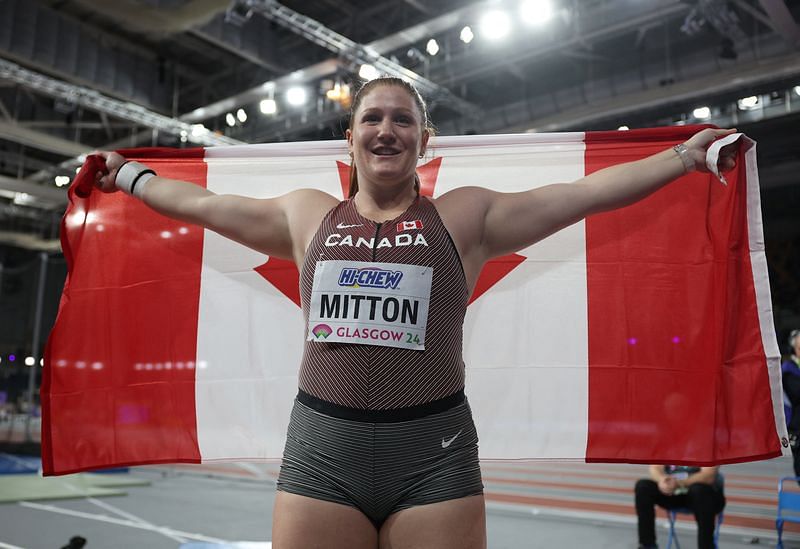 Athletics – Canadian Mitton wins the shot put at the World Open Indoor Championships