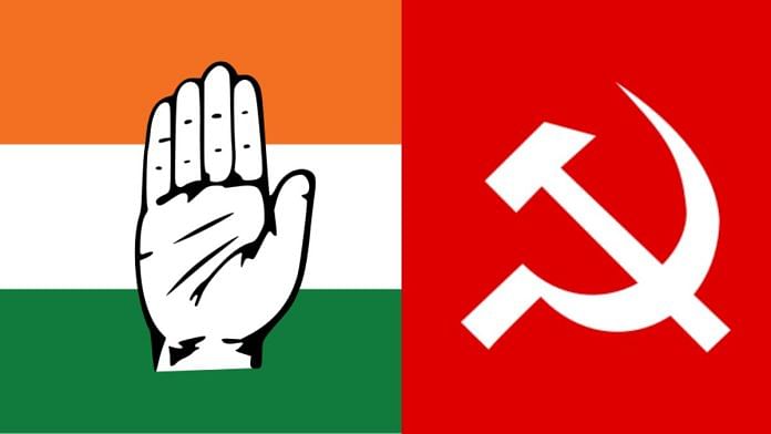 Logos of Congress and Communist Party of India | Wikimedia Commons