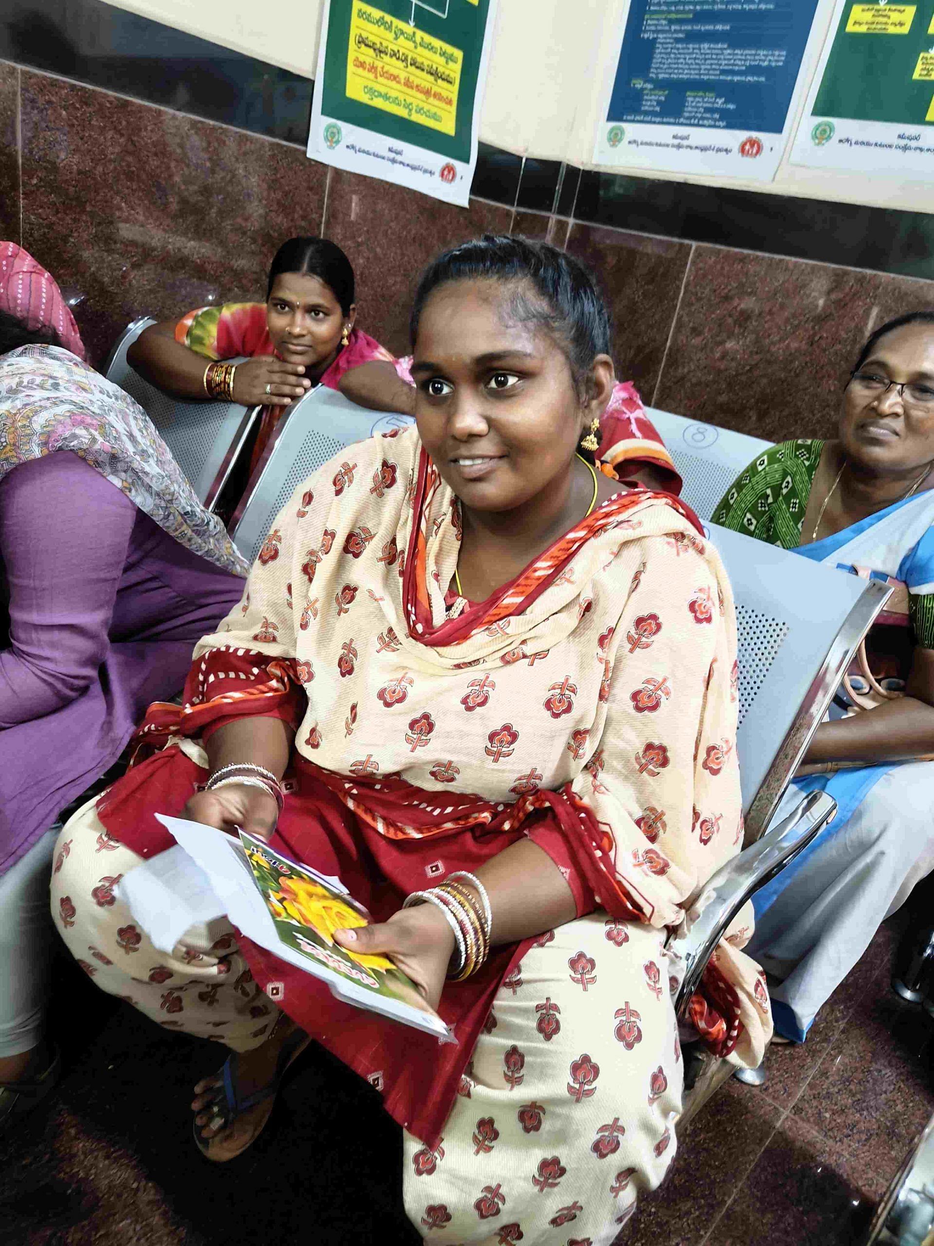 Supriya Attota attends a childbirth education class for pregnant women at the district hospital in Tenali, Guntur |Sumi Sukanya Dutta | ThePrint