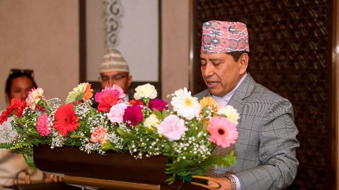 File photo of Nepal Deputy PM and Foreign Minister Narayan Kaji Shrestha | Photo: Twitter, @MofaNepal