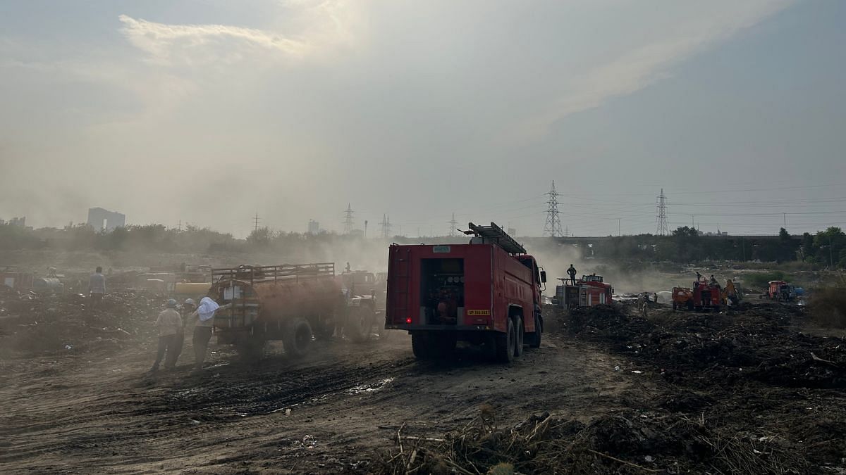 After a 100-hr battle, Noida authorities extinguish massive dumping yard fire that started on Holi