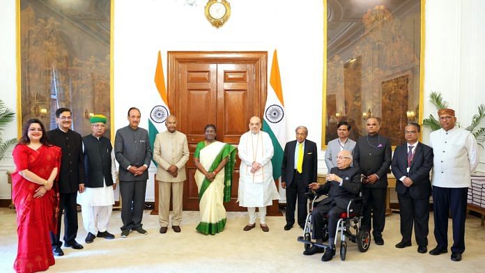 Panel led by former President Ram Nath Kovind presents report on simultaneous polls to President Droupadi Murmu, at Rashtrapati Bhavan in New Delhi, Thursday | ANI