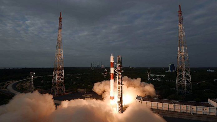 ISRO launches PSLV-C56, carrying seven satellites, from the Satish Dhawan Space Centre in Sriharikota last year | Photo: ANI
