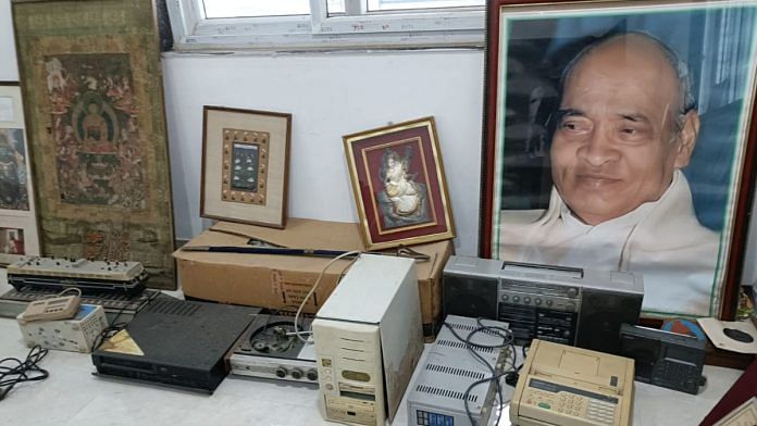 Memorabilia, including Rao's typewriter & computer, at his house in Vangara, north Telangana | Prasad Nichenametla | ThePrint