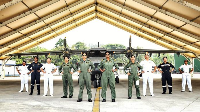 A maiden all-women maritime surveillance mission was undertaken by the Andaman and Nicobar Command on the 40th anniversary of INAS 318 and International Women’s Day on 8th March | ANI