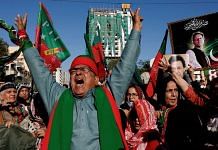 Pakistan Tehreek-e-Insaf protestors gather during a protest, demand free and fair results of the elections | Representative image | Reuters