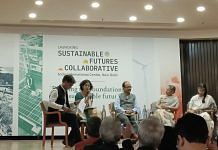 Panel discussion at the Sustainable Futures Collaborative launch event | Photo: Akanksha Mishra, ThePrint