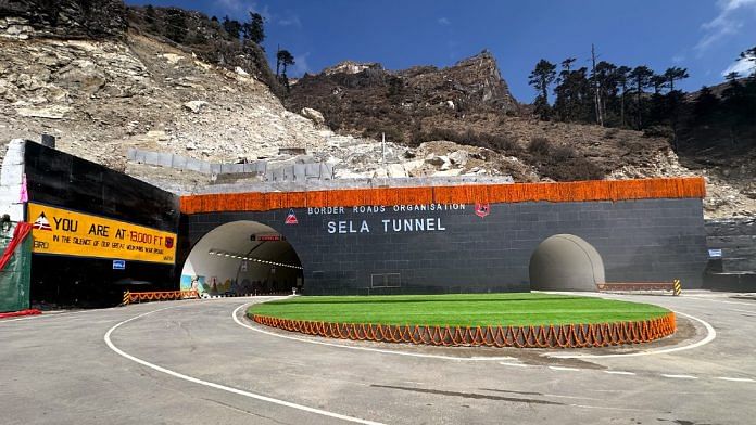 Entrance to Sela Tunnel inaugurated by PM Modi on 9 March 2024 | ANI