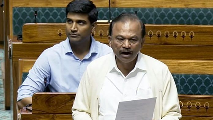 File photo of MP Magunta Sreenivasulu Reddy in the Lok Sabha | ANI