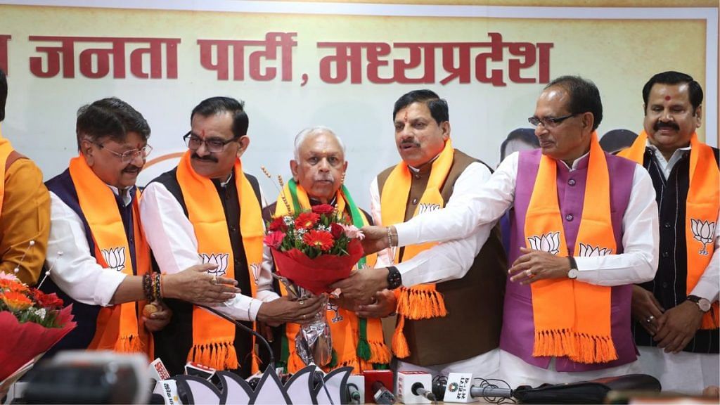 Suresh Pachouri joining BJP in Bhopal, Saturday | X @DrMohanYadav51