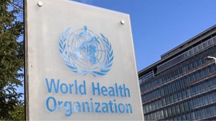 File Photo: The World Health Organisation (WHO) logo is seen near its headquarters in Geneva, Switzerland | Reuters